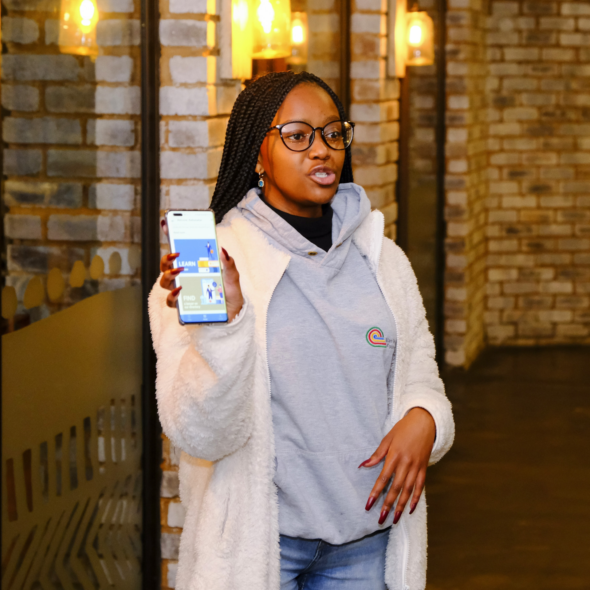 Demonstrating the Legal Standpoint app