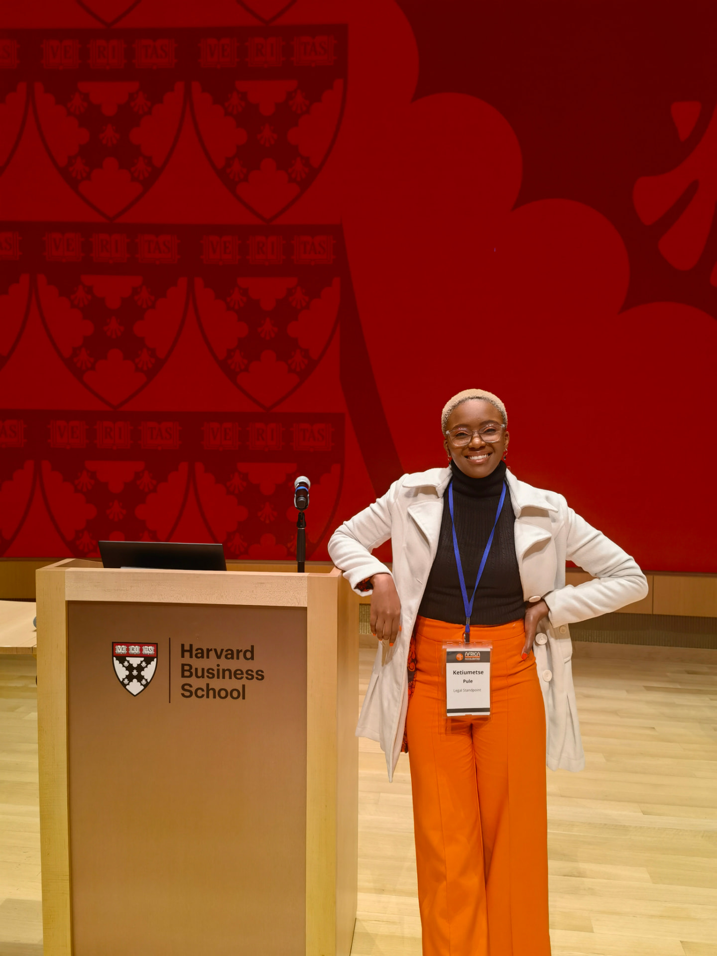 Pitching at Harvard Business School, 2023